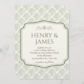 Rustieke Elegantie Herfst Pinecone Kaart (Voorkant / Achterkant)