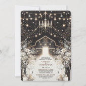 Rustieke Elegantie Huwelijksrepetitie Kaart (Voorkant)