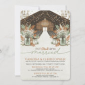 Rustieke Elegantie Huwelijksrepetitie Kaart (Voorkant)