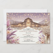 Rustieke Elegantie Huwelijksrepetitie Kaart (Voorkant)