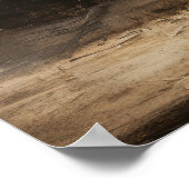 Rustieke Elegantie Kerstboom in een kleipot Poster (Hoek)