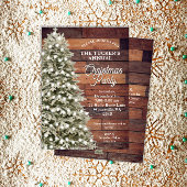 Rustieke Elegantie Kerstboom Kerstfeest Kaart