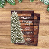 Rustieke Elegantie Kerstboom Kerstfeest Kaart