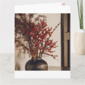 Rustieke elegantie - Natuur in een vaas Kaart (Voorkant)