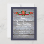 Rustieke elegantie, uitnodiging voor een evenement (Voorkant)