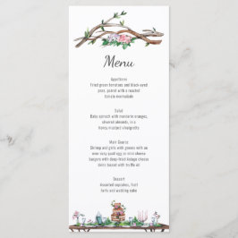 Rustieke Elegantie Woodland Wedding Menu