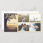 Rustieke en droomboom bruiloft bedankt (Voorkant / Achterkant)