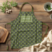 Rustieke en moderne klassieke kerststal schort