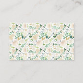 Rustieke en romantische Woodland bruiloft website  Informatiekaartje (Achterkant)