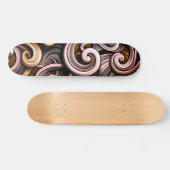 Rustieke energie wervelt persoonlijk skateboard (Horizontaal)