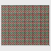 Rustieke Erfgoed Plaid Cadeaupapier (Vlak)