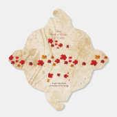 Rustieke esdoorn bladeren herfst bruiloft gunst do bedankdoosjes (Uitgevouwen)