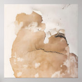 Rustieke esthetiek met beige verweerde textuur poster (Voorkant)