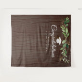 Rustieke Eucalyptus Afstudeerfoto Achtergrond Wandkleed (Voorkant (horizontaal))