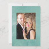 Rustieke Eucalyptus Anemoon Geometrische Trouw Save The Date (Achterkant)