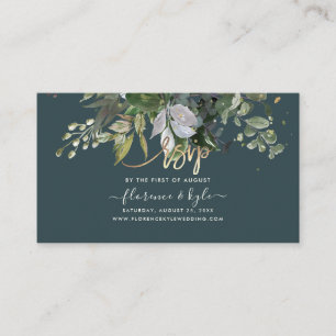 Rustieke Eucalyptus, Blauwe Gom Website RSVP Visitekaartje
