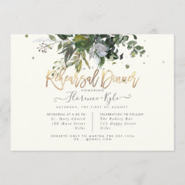 Rustieke eucalyptus, Blue Gum repetitie diner Kaart