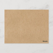 Rustieke Eucalyptus Bos Bruiloft Bedankt Briefkaart (Achterkant)