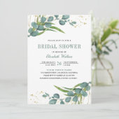 Rustieke Eucalyptus Foto Vrijgezellenfeest Kaart (Staand voorkant)