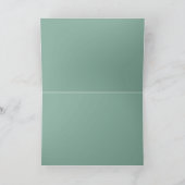 Rustieke Eucalyptus Gouden Bruiloft Dank Je Wel Bedankkaart (Binnen)