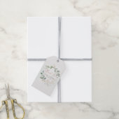 Rustieke Eucalyptus Gouden Calligrafie Bruiloft Cadeaulabel (Met Touw)
