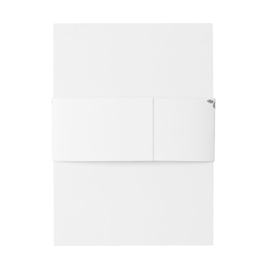 Rustieke Eucalyptus Green Duo Uitnodigingen Wikkel (Achterkant Voorbeeld)