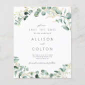 Rustieke eucalyptus groen salie groen boho budget (Voorkant)