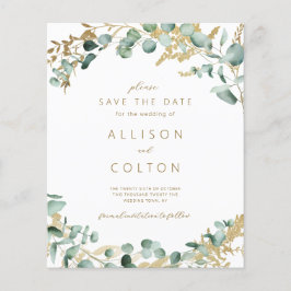 Rustieke eucalyptus groen salie groen boho budget