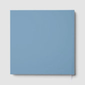 Rustieke Eucalyptus Groene Begroeiing Stofblauw 90 Gastenboek (Achterkant)