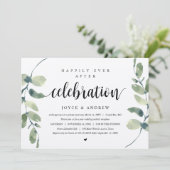 Rustieke Eucalyptus, Huwelijksfeest Kaart (Staand voorkant)