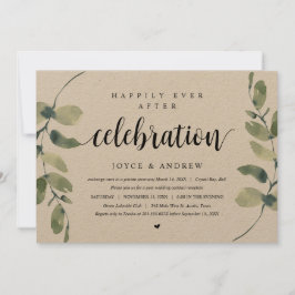 Rustieke Eucalyptus, Huwelijksvlucht Feest I Kaart