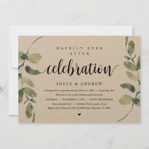 Rustieke Eucalyptus, Huwelijksvlucht Feest I Kaart