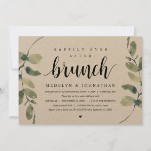 Rustieke Eucalyptus, Huwelijksvlucht Feestviering Kaart