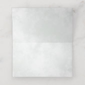 Rustieke Eucalyptus & Lavendel Bruiloft Gereservee Plaatskaartje (Binnenkant ongevouwen)