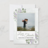 Rustieke Eucalyptus & Lavendel Liefde & Bedankt Br (Voorkant)