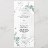 Rustieke Eucalyptus Menu (Voorkant)