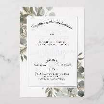 Rustieke Eucalyptus & Pijnboom Elegante Zilveren B