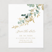 Rustieke eucalyptus salie groen groen boho budget (Voorkant)