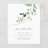 Rustieke eucalyptus salie groen groen boho budget (Voorkant)