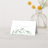 Rustieke Eucalyptus trouwplaats kaarten Plaatskaartje (Voorkant)