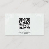 Rustieke Eucalyptus Waterverf Sage Groene bruiloft Informatiekaartje (Achterkant)