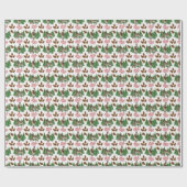 Rustieke Ezel Kerst Inpakpapier (Vlak)
