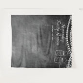 Rustieke familie reünie fotohokje achtergrond wandkleed (Voorkant (horizontaal))