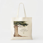 Rustieke familie reünie partij  Tree Tote Bag (Voorkant)