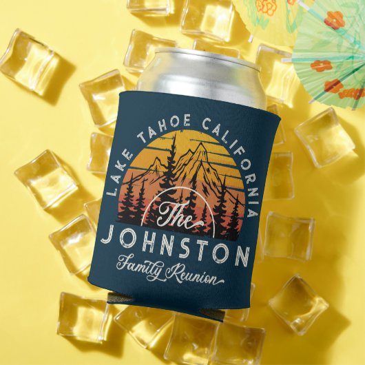 Rustieke familie reünie retro zonsondergang blikjeskoeler (Insitu Zomer)