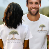 Rustieke familie reünie  Waterverf Tree T-shirt