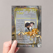 Rustieke familie Stone Cabin Acryl Uitnodigingen (Insitu (Draagbaar))