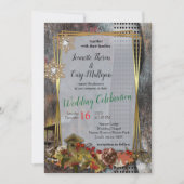 Rustieke familie Stone Cabin Kaart (Voorkant)