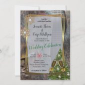 Rustieke familie Stone Cabin Kaart (Voorkant)