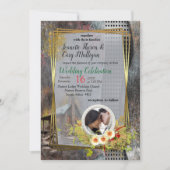 Rustieke familie Stone Cabin Kaart (Voorkant)